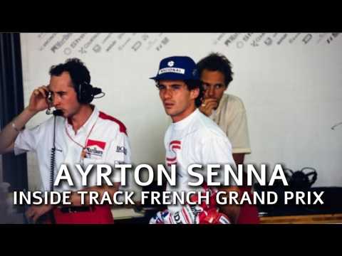 AYRTON SENNA INSIDE TRACK FRENCH GRAND PRIX