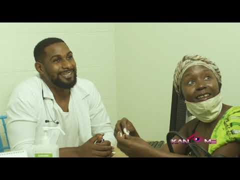 Hospital romance. Kansiime falls for new doctor. African comedy.