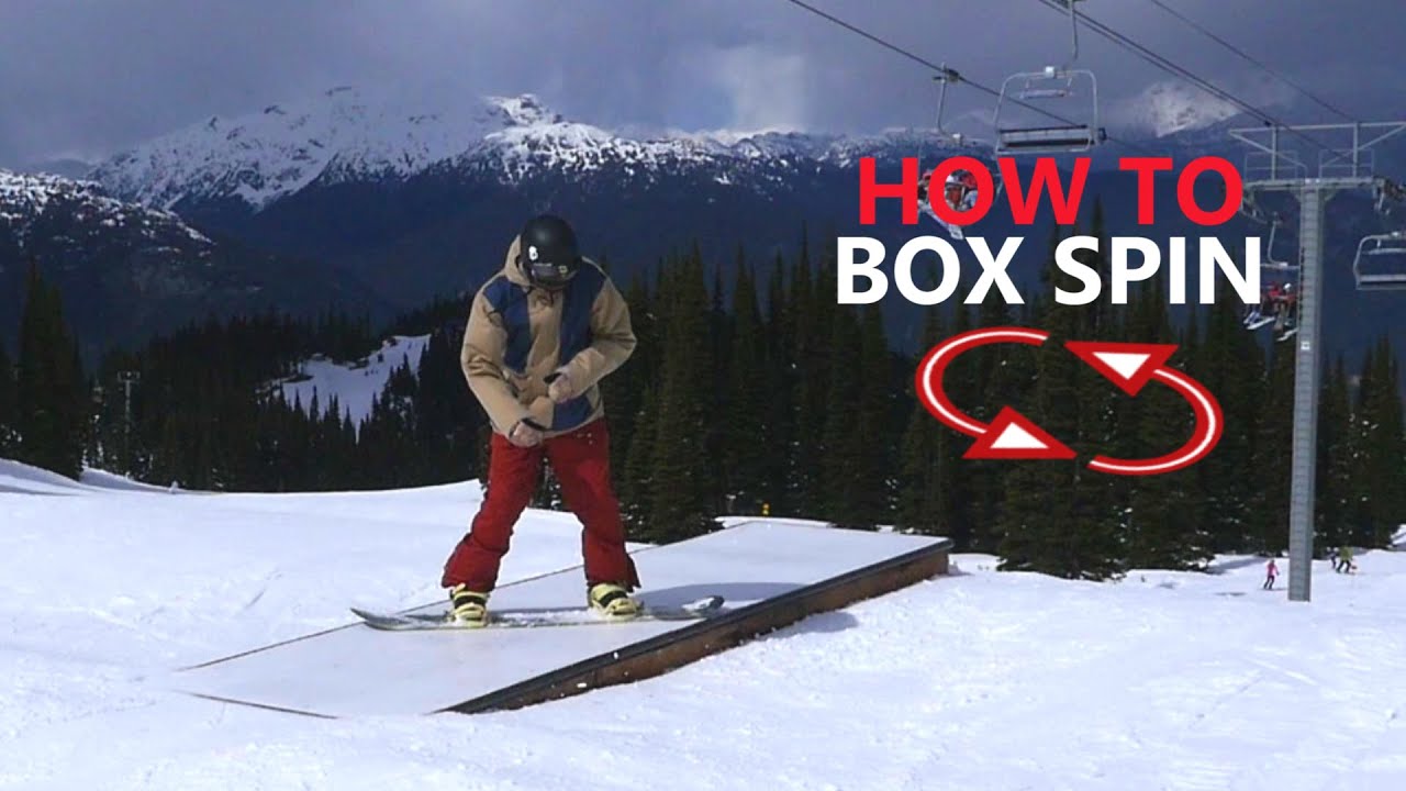 Box Spin Snowboarding Trick Tutorial Youtube for snowboard tricks on boxes with regard to The house