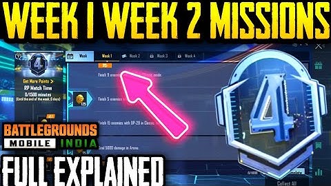 Bgmi C1S2 M4 Week 1 & Week 2 Royal pass missions Full Explained | M4 Royal pass | Tamil Today Gaming
