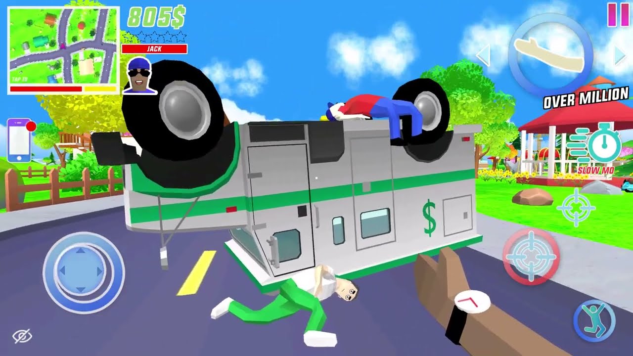 Tragedi Mobil MBG lucu Dude theft Wars