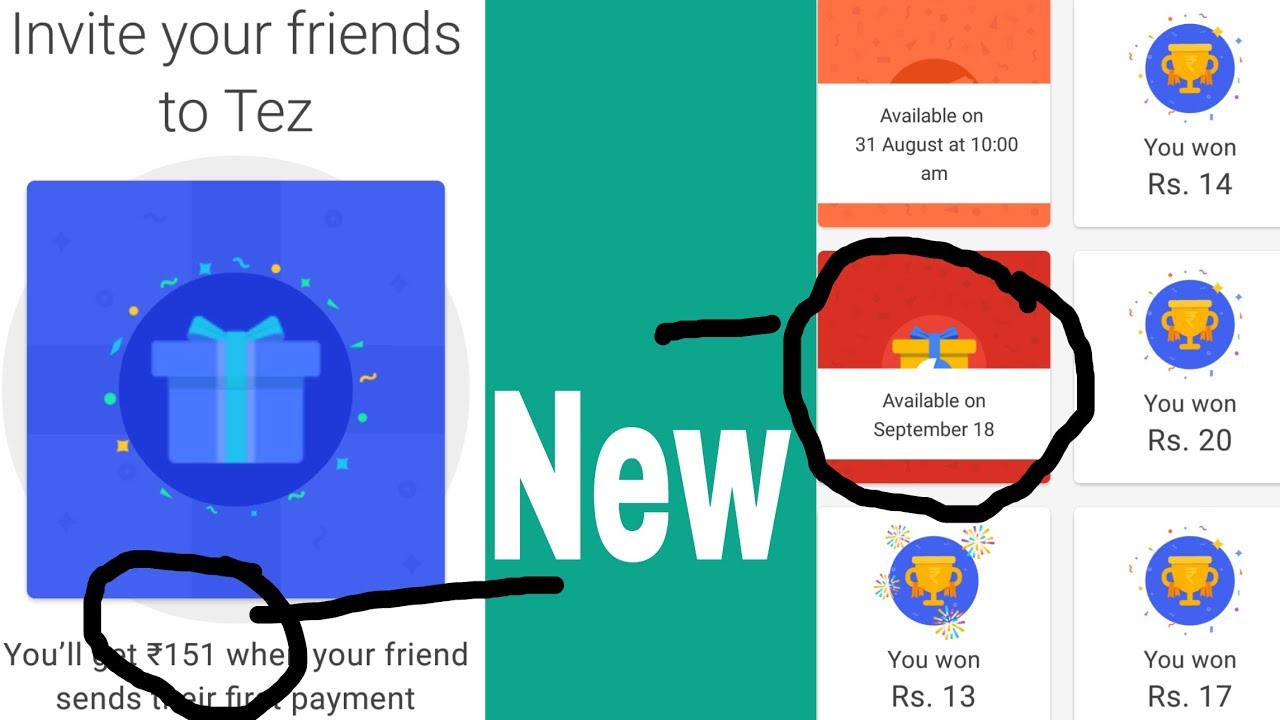 Tez app ka New offer // 1 Lakh Rs winner