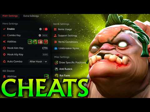 Pudge with cheats destroyed everyone and won! Umbrella Dota 2