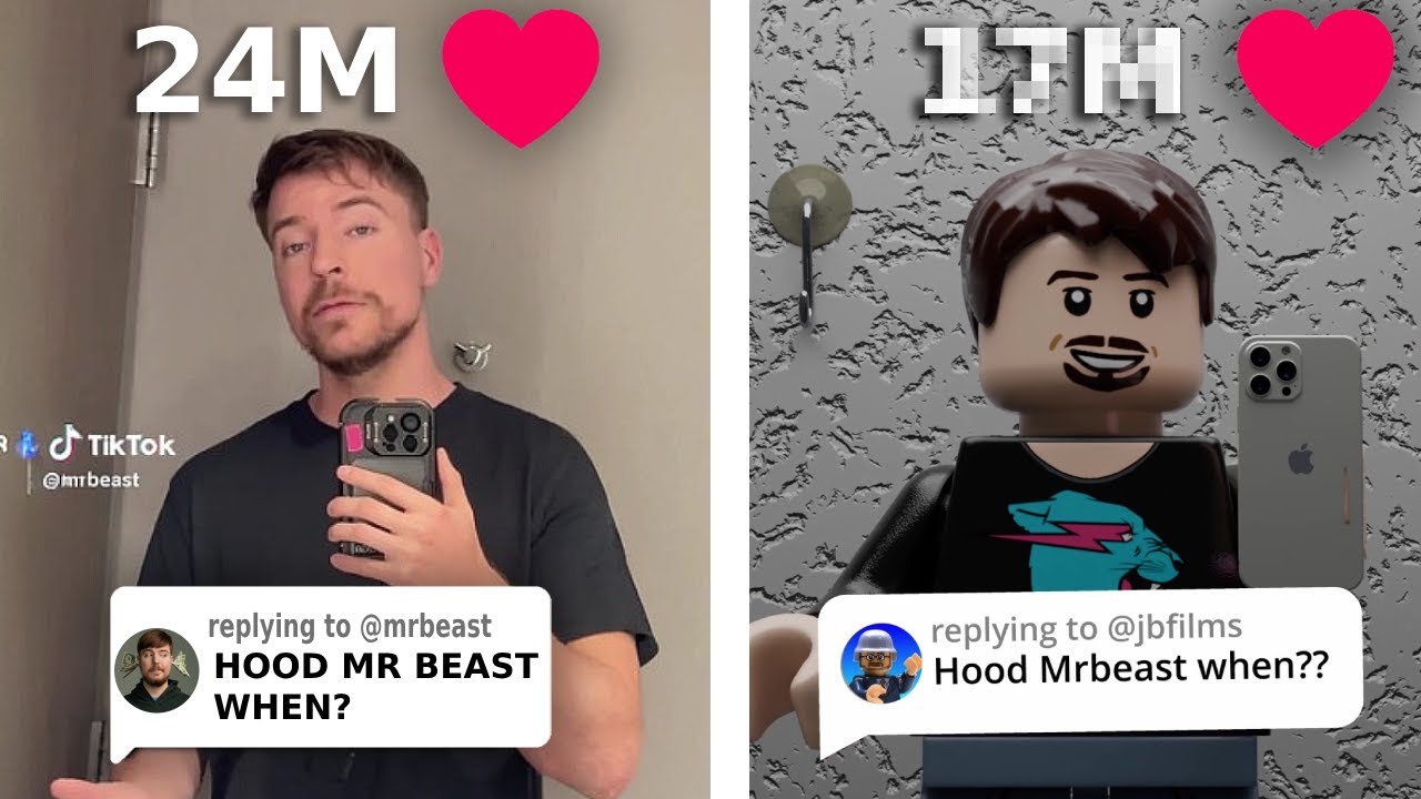 I Re-created VIRAL tik toks in LEGO!