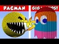 PACMAN vs GIGA GHOST - PvZ vs Minecraft vs Smash