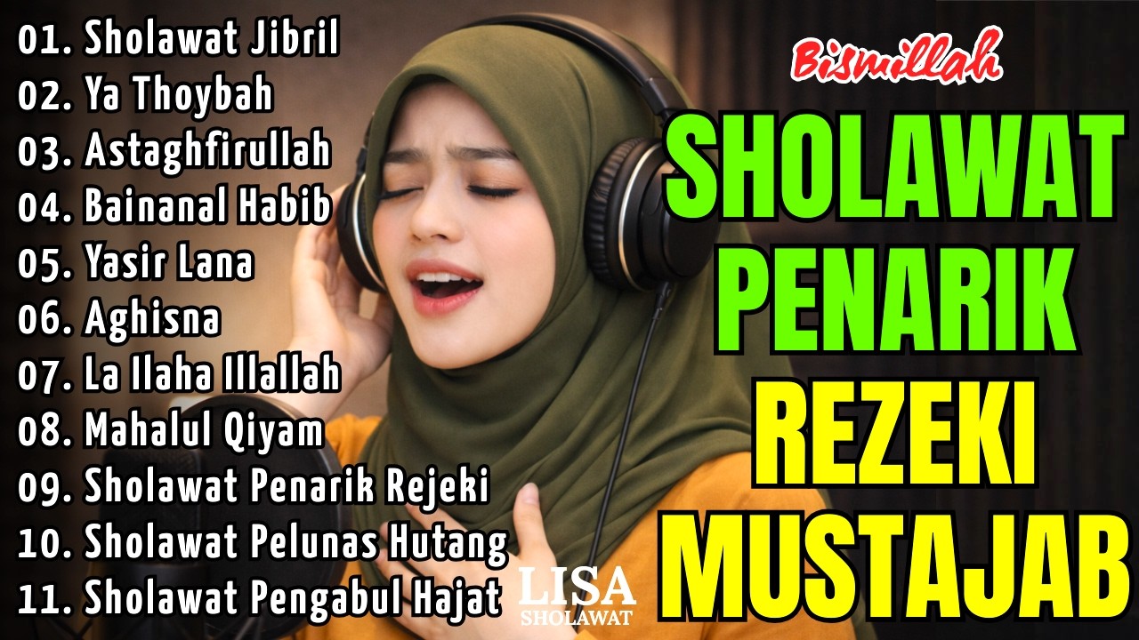 SHOLAWAT JIBRIL PEMBUKA PINTU REZEKI | SHOLAWAT NABI MERDU TERBARU 2026
