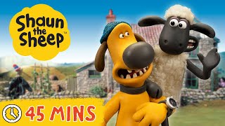 Pt.1 ⭐ 45 MINS of Best Bits of Shaun the Sheep  Seasons 15