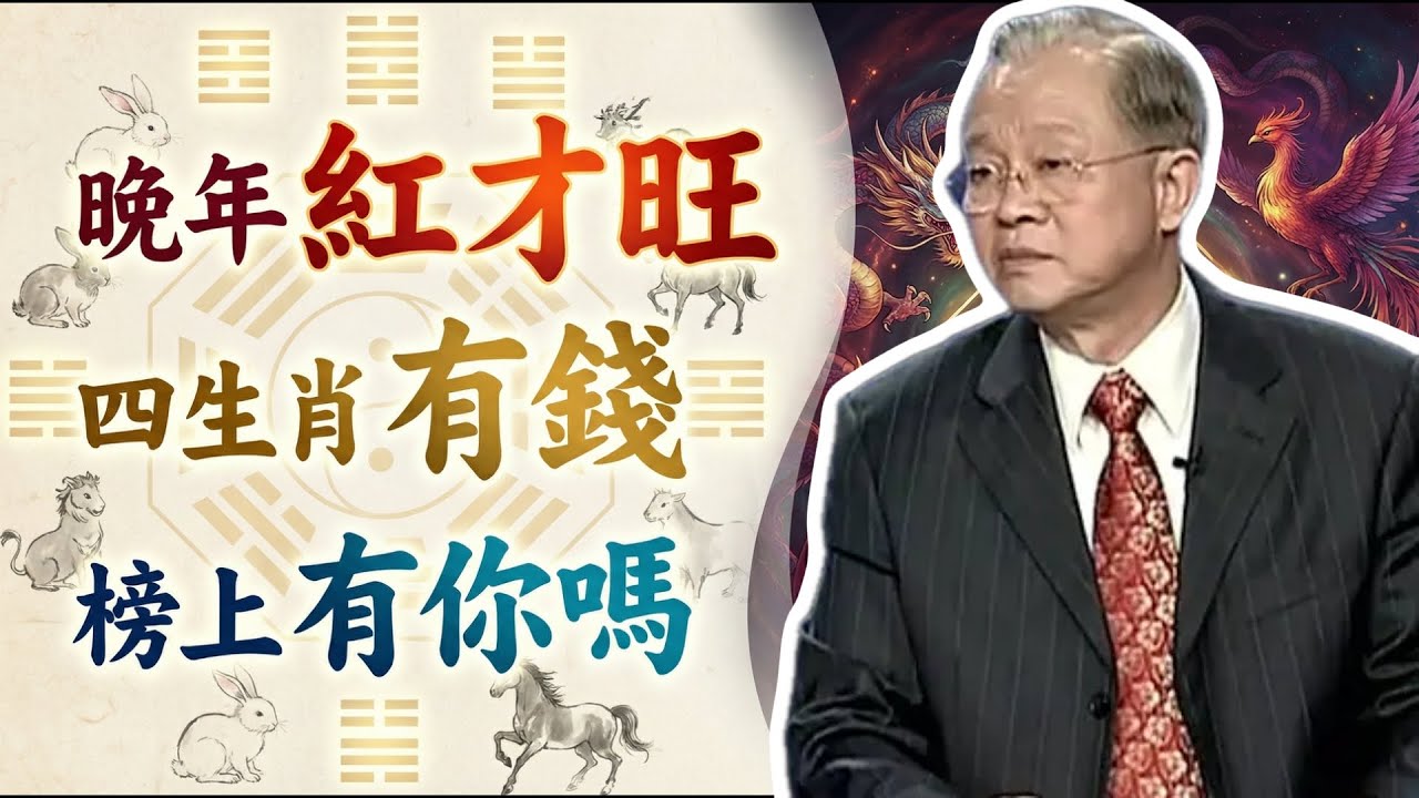 曾仕強：晚年紅才是真福氣！這4個生肖越老越有錢，快看你有沒有在榜上？