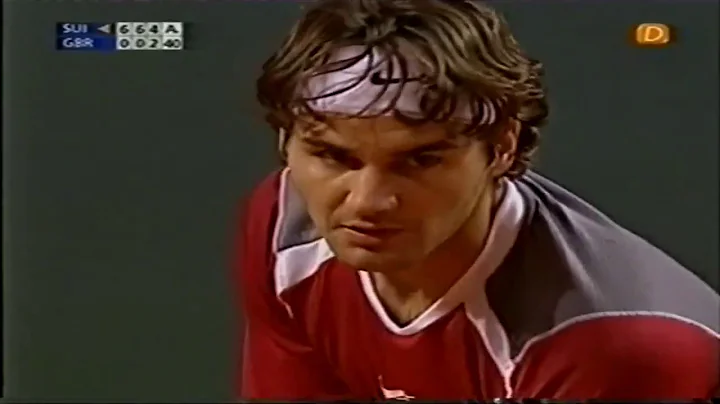 Davis Cup 2005 Roger Federer - Alan Mackin