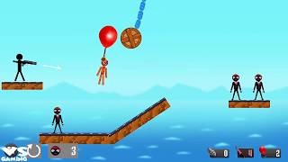 스틱맨 APK: 스틱맨 파괴 전사 2 | 스틱맨 슈팅 - 안드로이드 게임플레이 2018 # HD Ep7 screenshot 2