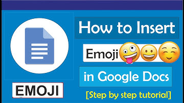 How to Insert Emoji in Google Docs