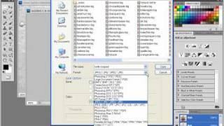 Dreamweaver CS5 Tutorial Saving an Image Using Photoshop Adobe Training Lesson 4.14