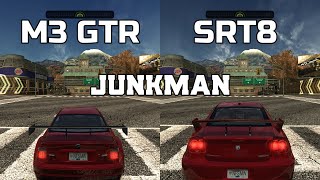 BMW M3 GTR vs Dodge Charger SRT8 - NFS MW Redux V3 - WHICH IS FASTEST ?
