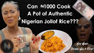 Can N1000 Cook A Pot of Authentic Nigerian Jollof Rice??? - How Many People Can It Feed?