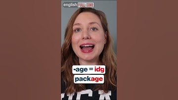How to pronounce the suffix "-age" (package, mileage, courage...)