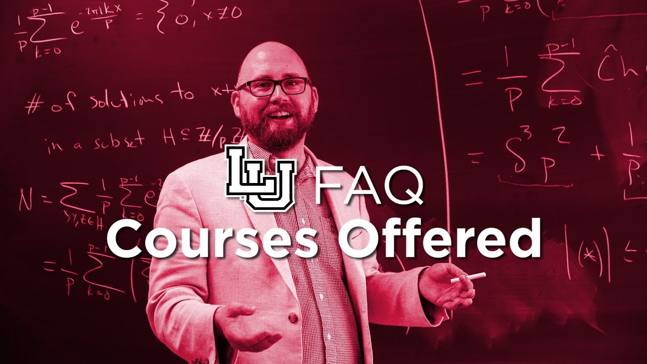 Courses Offered at Lamar University - Youtube