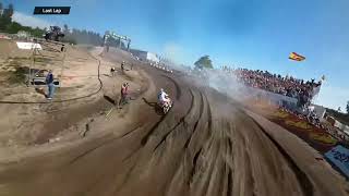 Last lap and Win at his home race for Prado MXGP Race 2 | MXGP of Galicia 2024