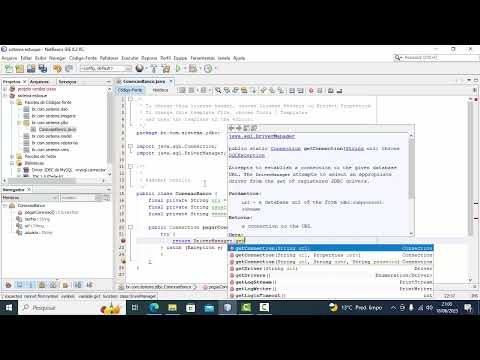 vídeo 5 - instalando o driver do mysql e conectando o programa com o banco de dados