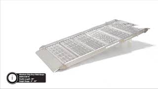 Vestil AWR-G-38-7A Aluminum Grip-Strut Walk Ramp