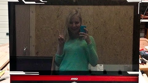 Preparing and final Pictures of the MSI Gaming 27 6QE AIO for Computex 2016