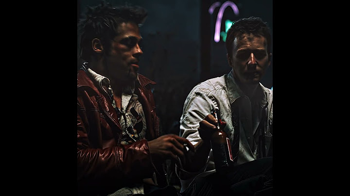 Tyler Durden and The Narrator | Fight Club Edit |