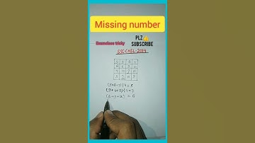 reasoning | missing number ssc gd | missing number reasoning tricks | #shorts #sscgd