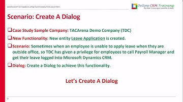 Microsoft Dynamics CRM Dialogs - How to Create Dialogs | Dialogs with Microsoft Dynamics CRM