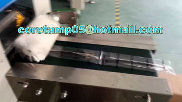 Horizontal flow wrapping machine for incense sticks (coretamp05@hotmail.com)