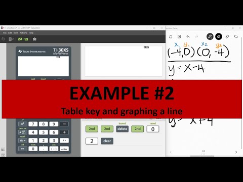 Table Key Graph Example #2 Table key and graphing a line equation - YouTube