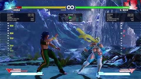 STREET FIGHTER V laura no counter hit state during vskill dash in v trigger