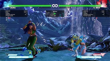 STREET FIGHTER V laura no counter hit state during vskill dash in v trigger