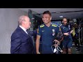O reencontro de Pinto da Costa com os craques da seleção do Brasil