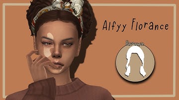 Sims 4 Blender Hairstyle meshing - Florance - Speed Mesh #1