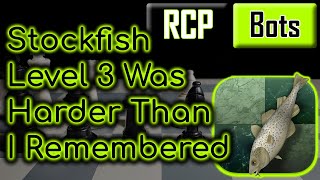 Tough Game vs. Stockfish Level 3