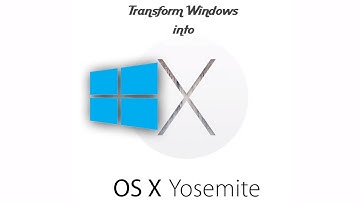 Transform Windows into OSX Yosemite