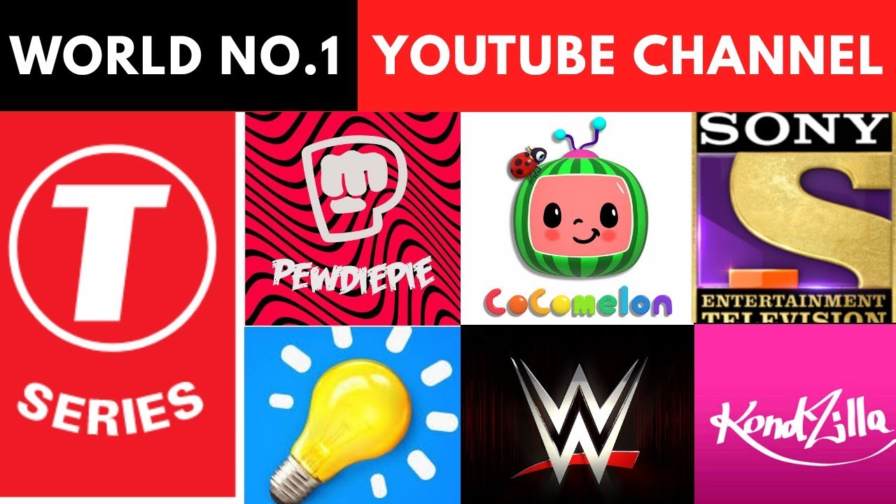 World No.1 YouTube Channel || Top 10 Most Subscribed Youtube Channels ...