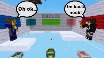 TOXIC kid is Back, So I FINISHED Him.. ( Minetest Bedwars )