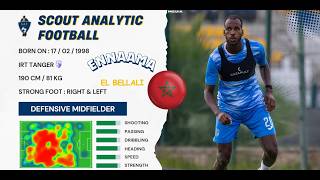 Ennaama El Bellali 2025 - 2026 Defensive Midfielder - Irt Morocco