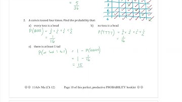 Year 11 Adv Probability 5 - Multi Stage experiments and the product rule