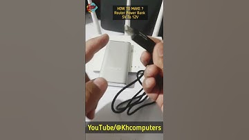 Thumbnail of How to make router ups/Powerbank at home diy 5v to 12v