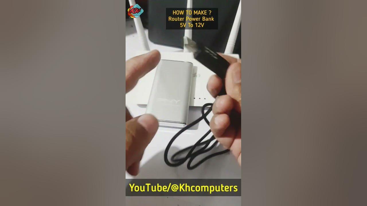 How to make router ups/Powerbank at home diy 5v to 12v