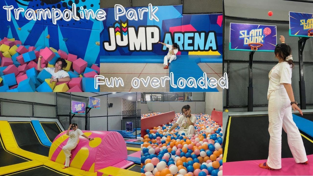 TRAMPOLINE PARK ❤️‍🔥🥇🥳  | Itahari | Nepal's largest Trampoline park, Jump Arena located in Aapgachhi