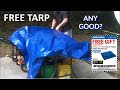 Harbor Freight’s Free Blue Tarp Review.