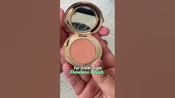 Brighten under eyes / dark circles with Charlotte Tilbury Magic Vanish Color Corrector #beauty #tips