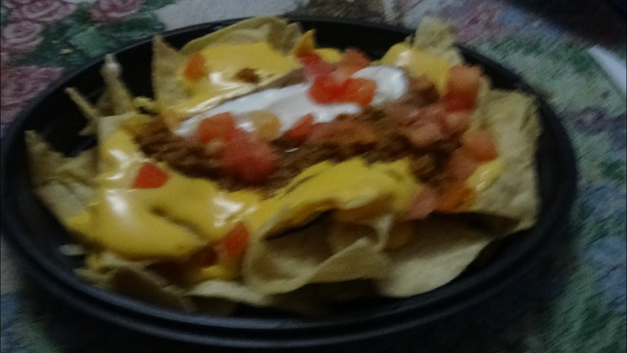 asmr eating taco bell nachos bell grande no talking youtube