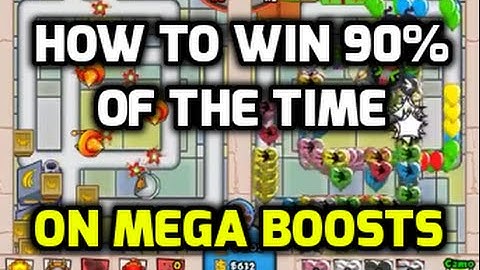 BTD Battles - How To Win 90% Of The Time On Mega Boosts!