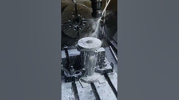 VMC Drilling Operation on Valve | CNC Machining Precision Tutorial #automobile #machine #engineering