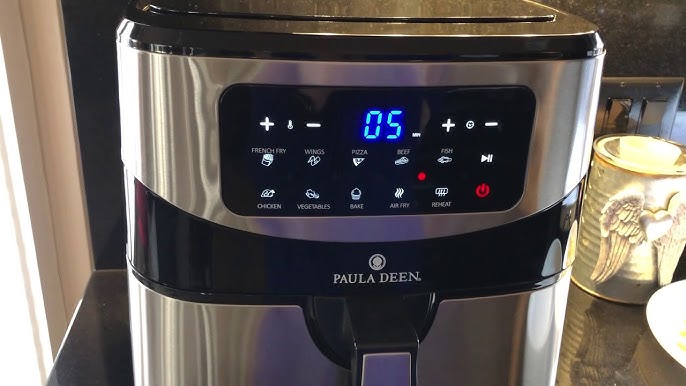 Paula Deen Stainless Steel 10 QT Digital Air Fryer (1700 Watts), LED  Display, 10 Preset Cooking Functions, Ceramic Non-Stick Coating, Auto  Shut-Off