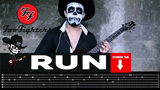 【FOO FIGHTERS】[ Run ] cover by Masuka | LESSON | GUITAR TAB