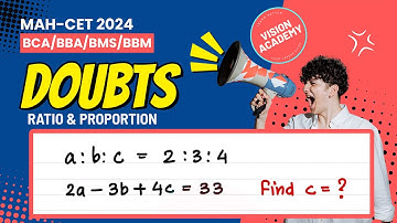 Maths Doubt 🤔 If a:b:c = 2:3:4 and 2a -3b+4c =33 , then the value of c is